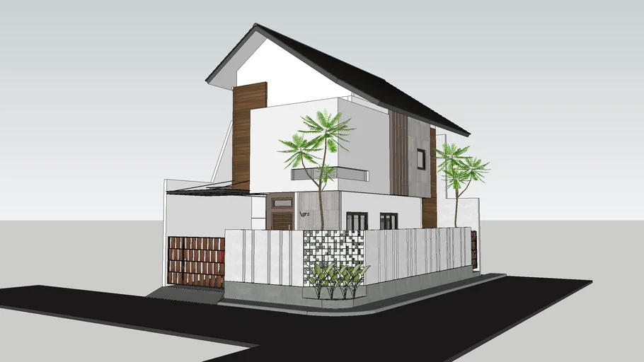 pee house - rumah minimalis tropis