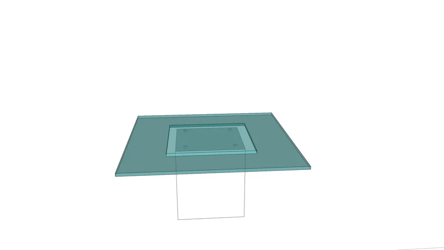 SCAN DESIGN Cube dining table | 3D Warehouse