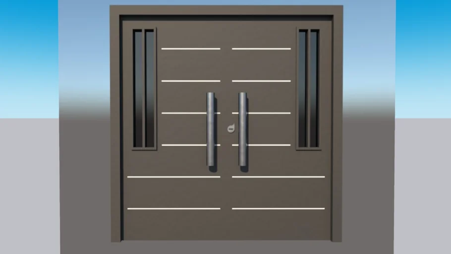 Puerta de entrada doble