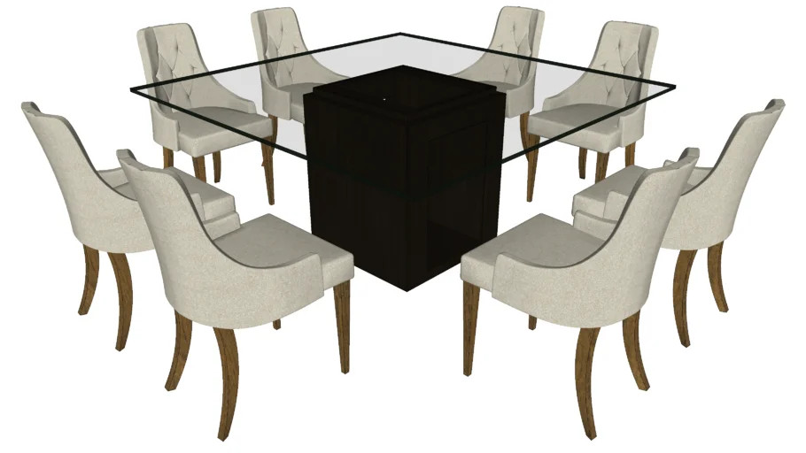 mesa com 8 lugares