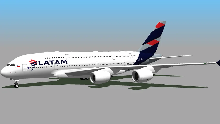 LATAM Chile (CC-BLA) - Airbus A380-842 (Fictional)