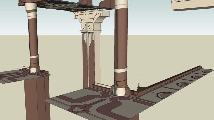 Jedi Temple Interior (Tileable) w/ Variant