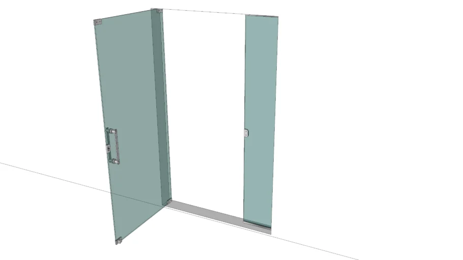 PORTA VIDRO PIVOTANTE