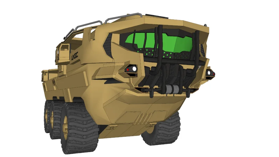 UNSC Mammoth - Halo 4 (WIP1)