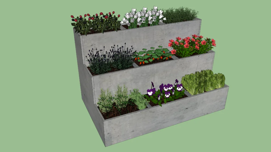 Jardim/horta vertical