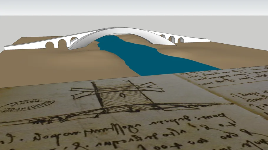 Leonardo da Vinci’s bridge design