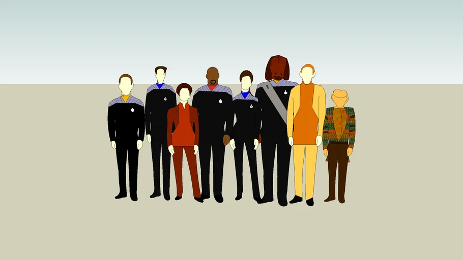 star trek DS9 crew 2