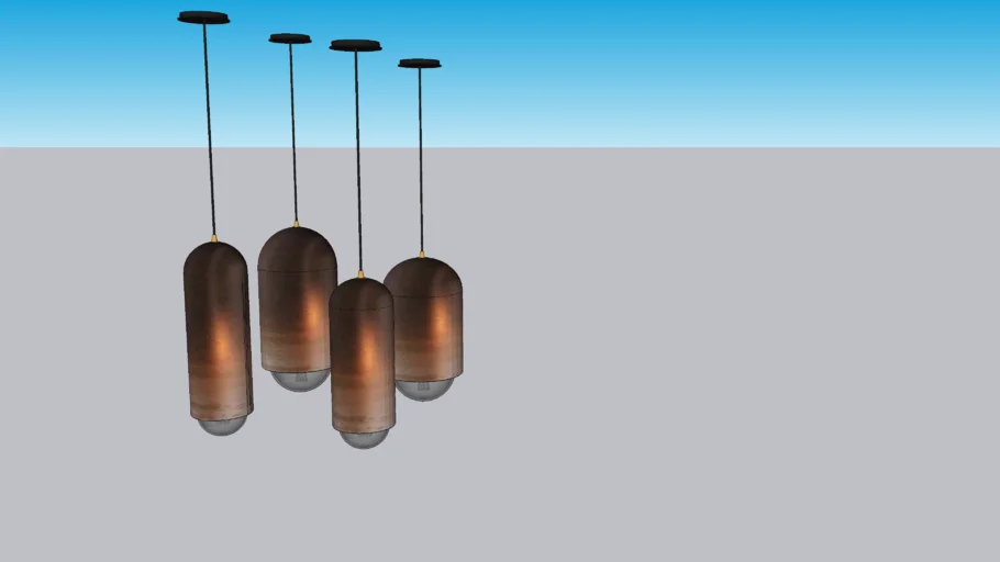 John Beck Steel Factory Pendant