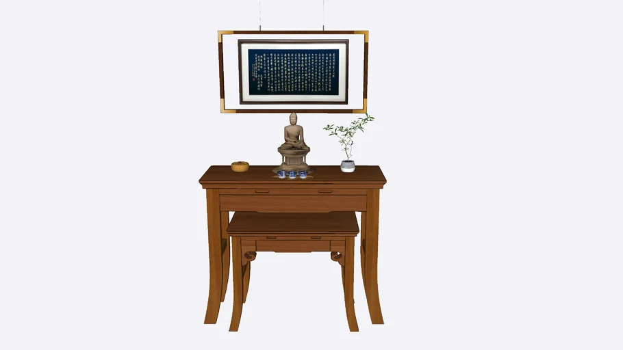 吉利神桌佛桌 柚木 God table 唐山彿俱