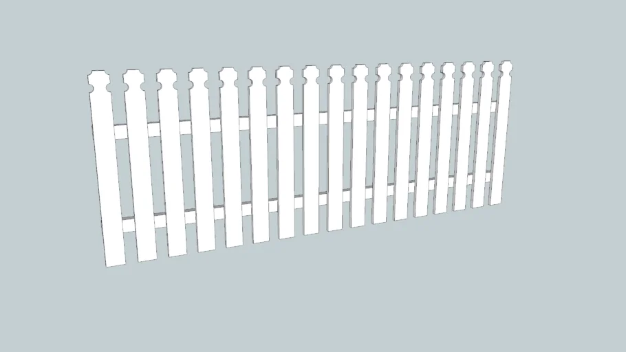 decorative pickett fence