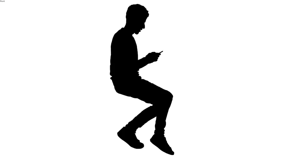 2d man sitting