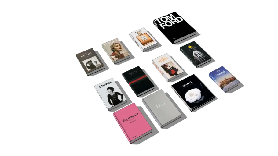 Livros de moda para decoração