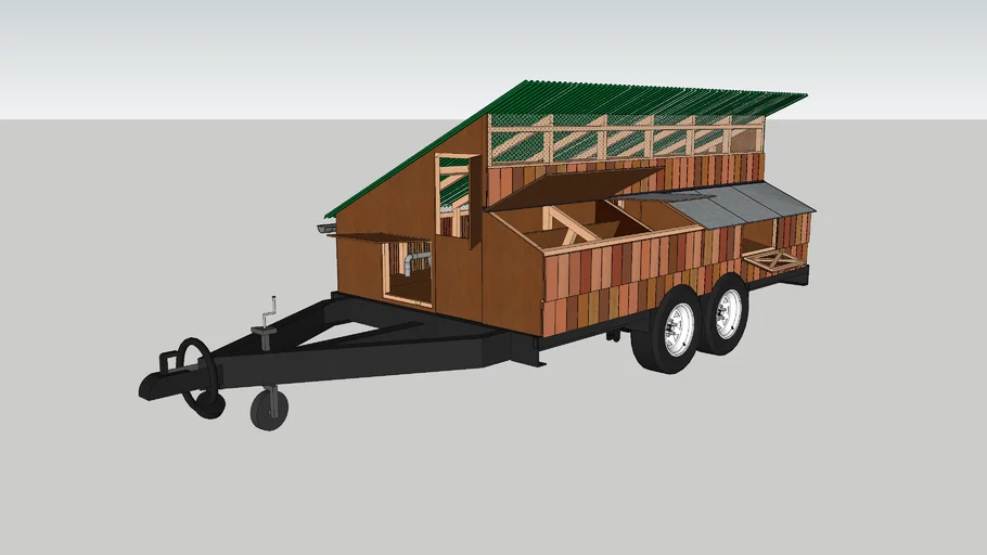 Poulailler roulant - Chickenhouse on wheels