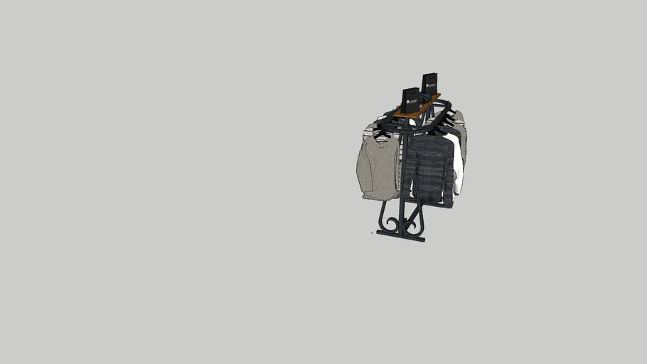 Clothing display stand