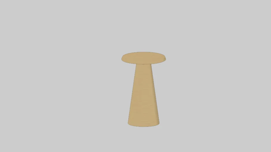 Antique Brass Toriane End Table