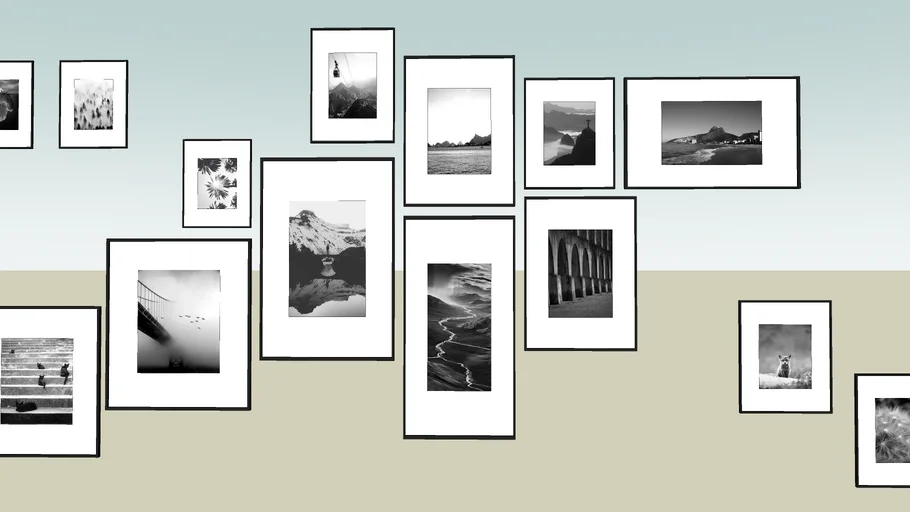 Frame display composition | 3D Warehouse