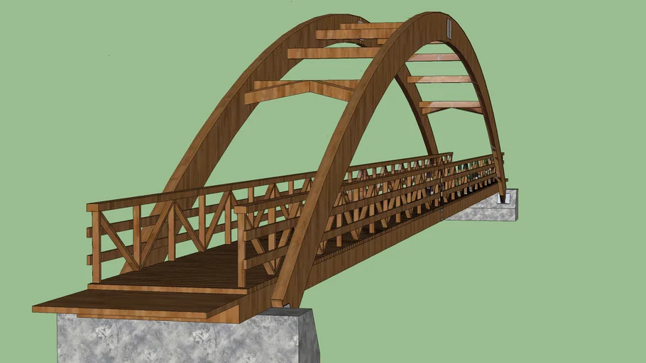 Wooden bridge