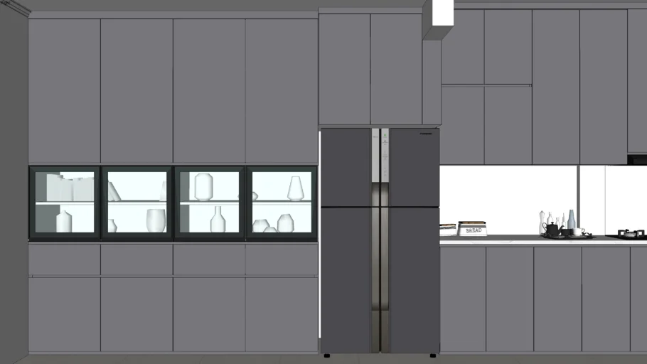 Custom Kitchen Set Aluminium