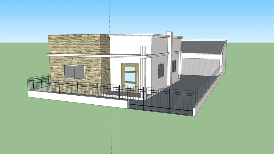 casa platibanda simples