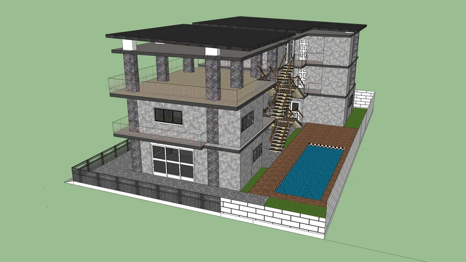 บ้านพักอาศัย 3 ชั้น