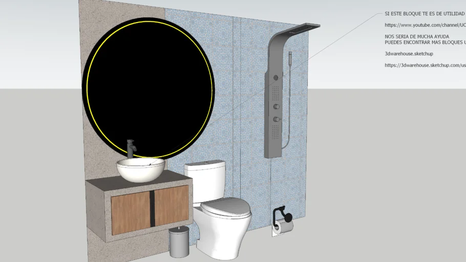 Lavamanos Vessel Cerámico Redondo Básico Spazio Beige   BAÑO COMPLETO  BATH ROOM