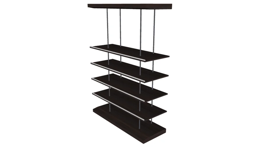 Bayard Bookshelf Smoked Oak by Modloft