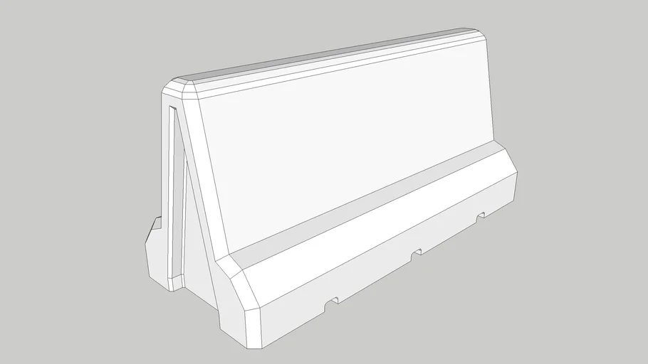 Barrera de concreto - Concrete barrier