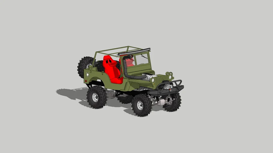 1945 Willys Jeep Budget Offroader ,,The Military's Pride''