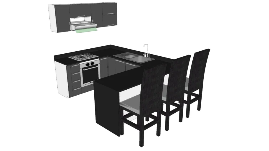 COCINA INTEGRAL EN U (INTEGRAL KITCHEN IN U)