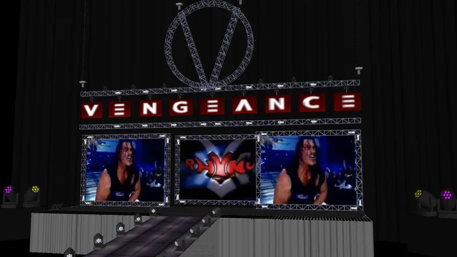 WWE Vengeance 2004 (High Detail Stage Model)