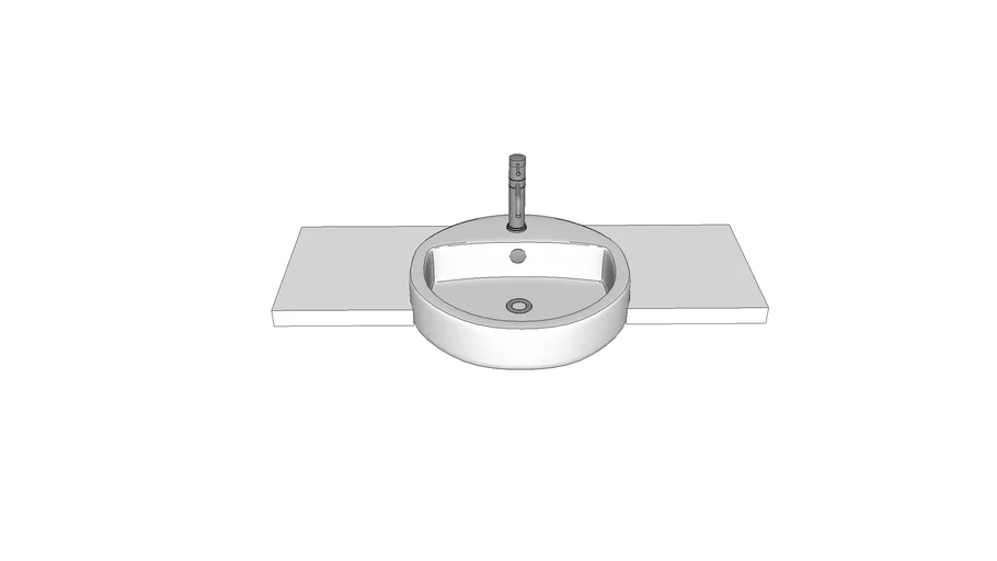 Round Wash Basin