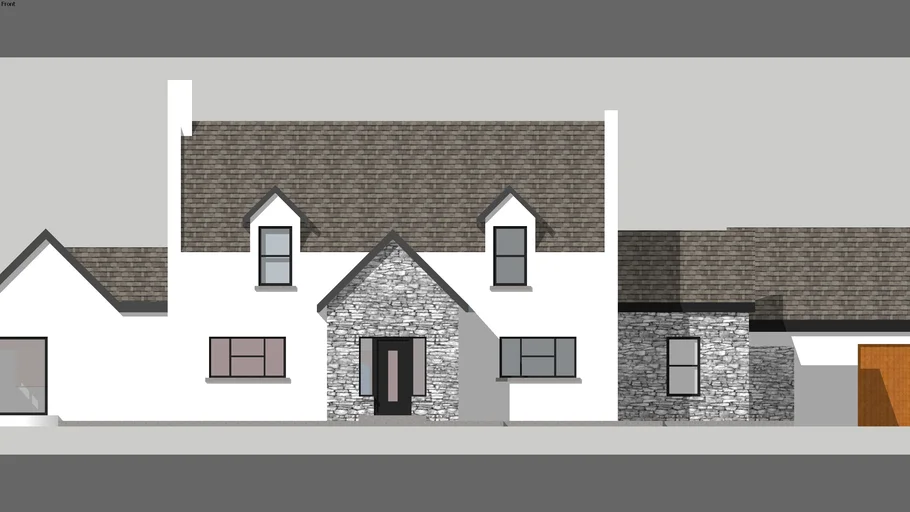 1 and half storey house
