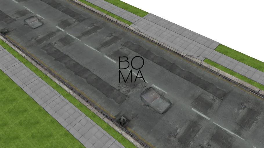 Calçada + Rua - Alta qualidade