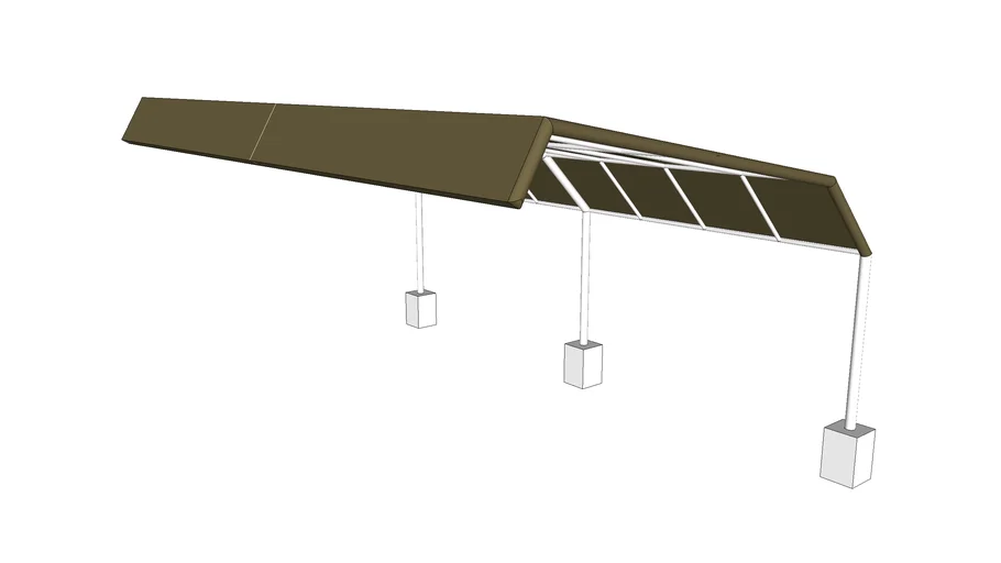 Toldo de lona para carro