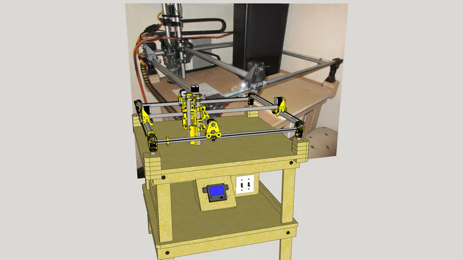 MPCNC - Table Mounted CNC Router Table (Speaker Stand)