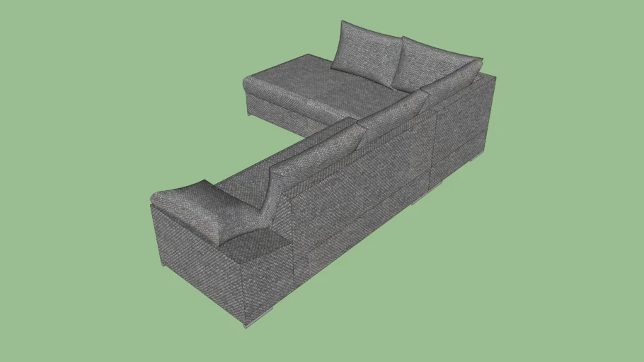 sofa moderno en color gris