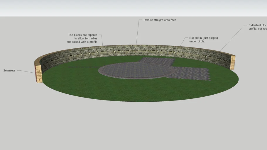 Block paving methods with curves