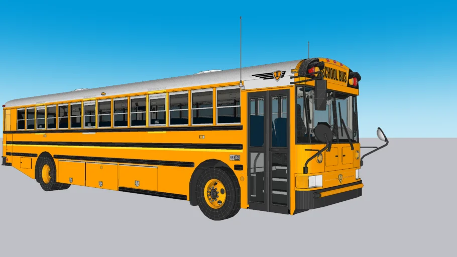 2006 IC RE-300 - 84 passenger school bus - basic with white roof - DT466