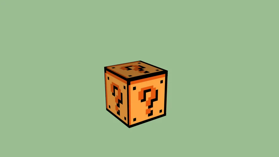 Mario ? Block | 3D Warehouse