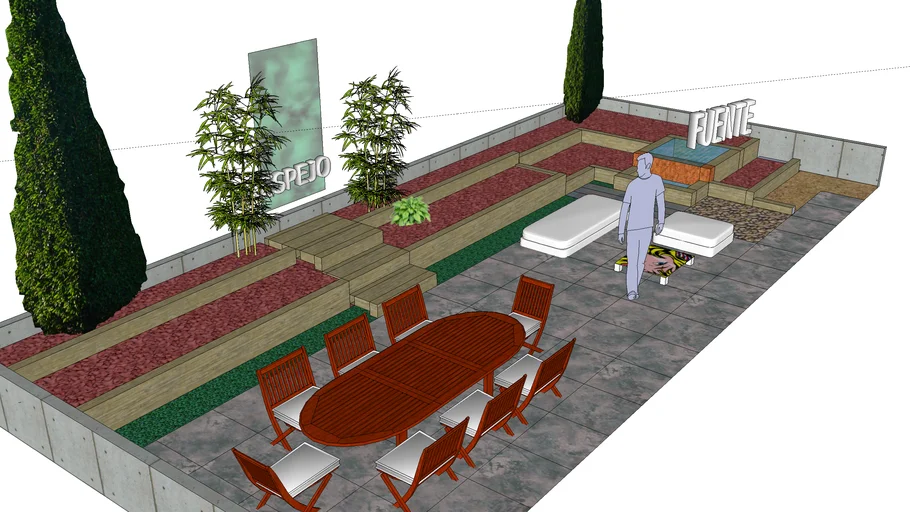 jardín terraza