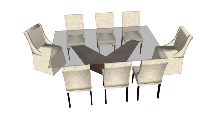 Glass Dining Table