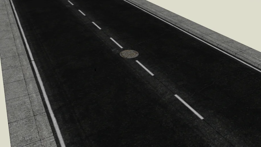 Calle con Banqueta