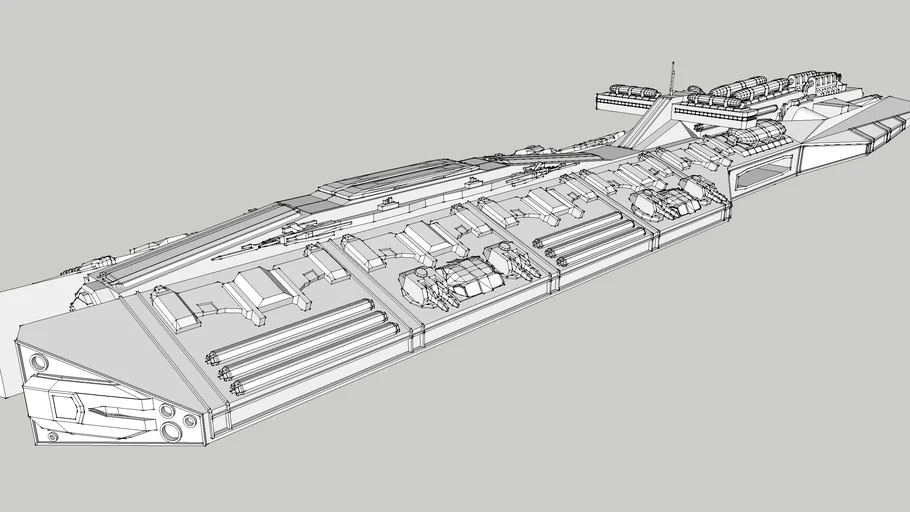 COD infinite Warfare inspired Space Destroyer