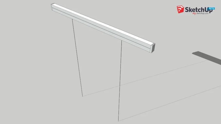 IP System® - HIGHLIGHTER SUSPENSION SINGLE EMISSION 1m- outdoor lighting