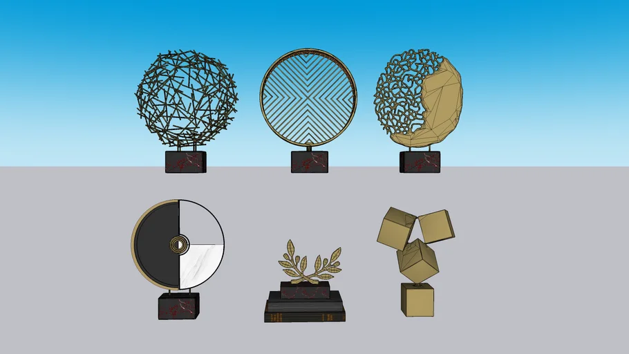 【草图溜溜网】Chinese decoration中式工艺品摆件