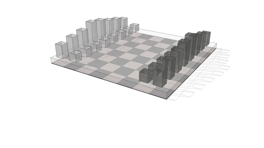 glass chess set