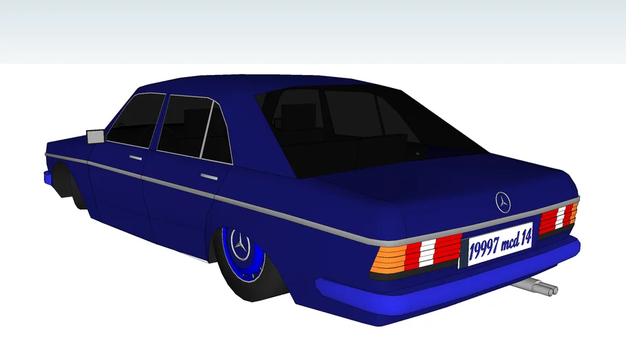 tuned mercedes 280 e