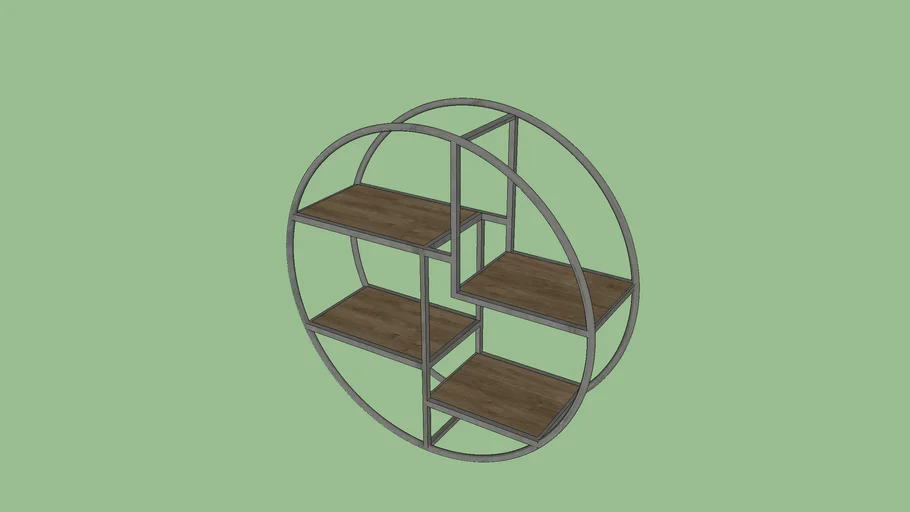 estante de parede para decoração