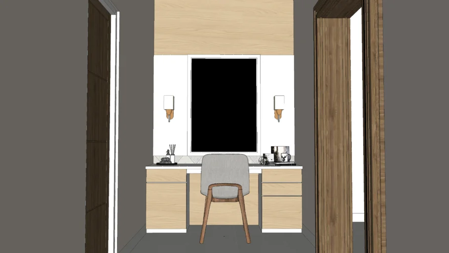 dresser meja rias