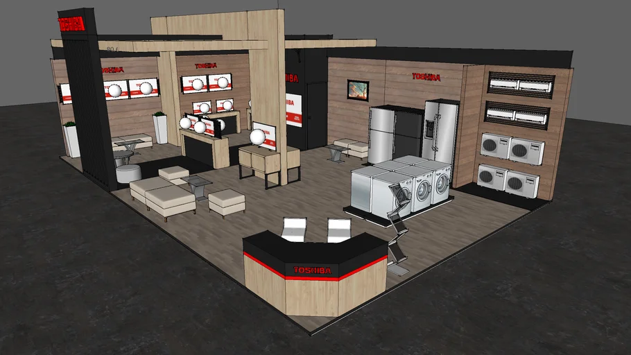 Booth 12 x 7